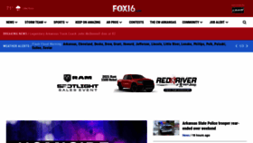 What Fox16.com website looked like in 2021 (2 years ago)