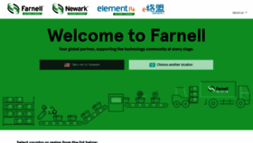 What Farnell.com website looked like in 2021 (2 years ago)