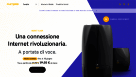 What Fastweb.it website looked like in 2021 (2 years ago)