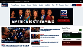 What Foxbusiness.com website looked like in 2021 (2 years ago)