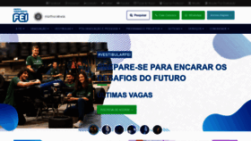 What Fei.edu.br website looked like in 2021 (4 years ago)