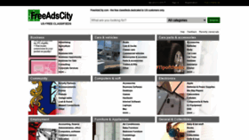 What Freeadscity.com website looked like in 2021 (2 years ago)