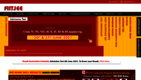 What Fiitjee.com website looked like in 2021 (2 years ago)