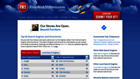 What Freewebsubmission.com website looked like in 2021 (2 years ago)