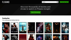 What Flixano.com website looked like in 2021 (4 years ago)