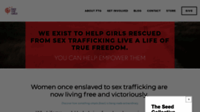 What Freethegirls.org website looked like in 2021 (2 years ago)