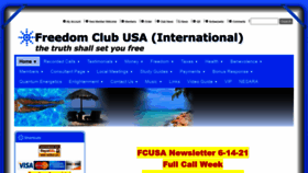 What Freedomclubusa.com website looked like in 2021 (2 years ago)