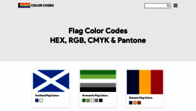What Flagcolorcodes.com website looked like in 2021 (2 years ago)