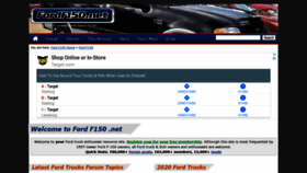 What Fordf150.net website looked like in 2021 (3 years ago)