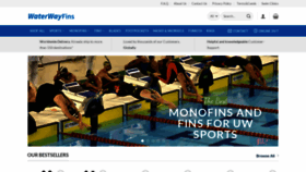 What Finswimworld.com website looked like in 2021 (2 years ago)