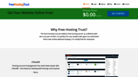 What Freehostingtrust.com website looked like in 2021 (2 years ago)