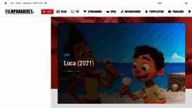 What Filmparadiset.se website looked like in 2021 (2 years ago)