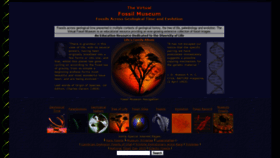 What Fossilmuseum.net website looked like in 2021 (2 years ago)