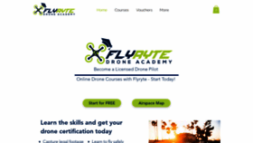 What Flyryte.com website looked like in 2021 (2 years ago)