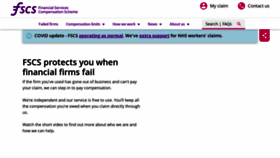 What Fscs.org.uk website looked like in 2021 (4 years ago)