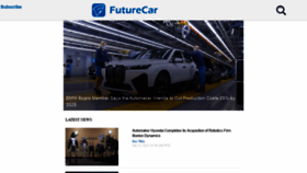 What Futurecar.com website looked like in 2021 (2 years ago)