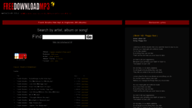 What Frank-sinatra.freedownloadmp3.net website looked like in 2021 (2 years ago)