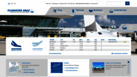 What Flughafen-graz.at website looked like in 2021 (2 years ago)