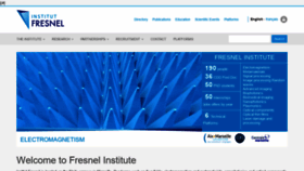 What Fresnel.fr website looked like in 2021 (2 years ago)