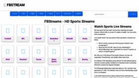 What Fbstream.me website looked like in 2021 (4 years ago)