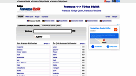 What Fransizcasozluk.net website looked like in 2021 (2 years ago)