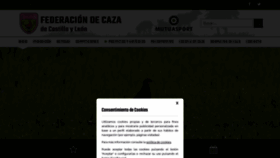What Fedecazacyl.es website looked like in 2021 (2 years ago)