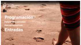 What Festivalsantander.com website looked like in 2021 (2 years ago)
