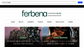What Ferbena.com website looked like in 2021 (2 years ago)