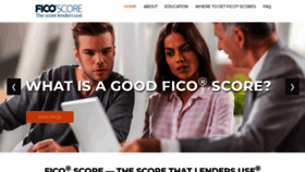 What Ficoscore.com website looked like in 2021 (2 years ago)