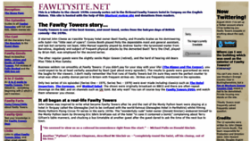 What Fawltysite.net website looked like in 2021 (2 years ago)