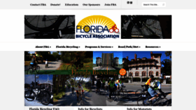 What Floridabicycle.org website looked like in 2021 (2 years ago)