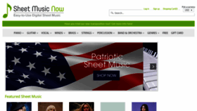 What Freehandmusic.com website looked like in 2021 (2 years ago)