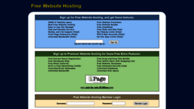 What Freewebsitehosting.com website looked like in 2021 (2 years ago)