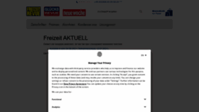 What Freizeit-aktuell.de website looked like in 2021 (2 years ago)