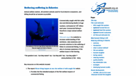 What Fishcount.org.uk website looked like in 2021 (3 years ago)
