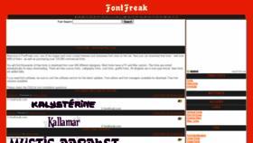 What Fontfreak.com website looked like in 2021 (2 years ago)