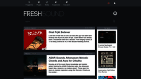 What Freshsound.ru website looked like in 2021 (2 years ago)