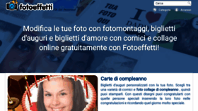 What Fotoeffetti.com website looked like in 2021 (2 years ago)