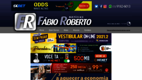 What Fabiorobertonoticias.com.br website looked like in 2021 (2 years ago)