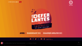 What Festival-lesdeferlantes.com website looked like in 2021 (2 years ago)