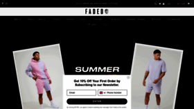 What Fadedstore.com website looked like in 2021 (2 years ago)