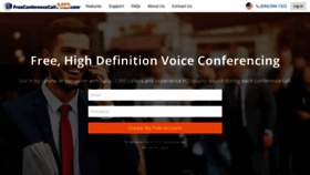 What Freeconferencecallhd.com website looked like in 2021 (2 years ago)
