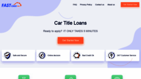 What Fastcashcartitleloans.com website looked like in 2021 (2 years ago)