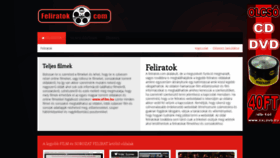 What Feliratok.com website looked like in 2021 (2 years ago)