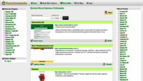 What Funcionando.com website looked like in 2021 (2 years ago)