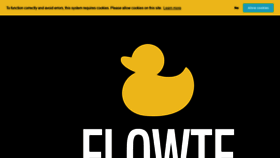 What Flowte.me website looked like in 2021 (2 years ago)