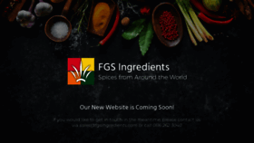 What Fgsingredients.com website looked like in 2021 (2 years ago)