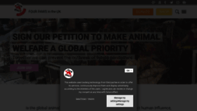 What Four-paws.org.uk website looked like in 2021 (2 years ago)