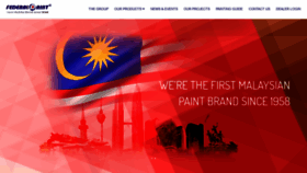 What Federalpaint.com.my website looked like in 2021 (2 years ago)