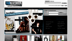 What Fadmashion.com website looked like in 2011 (13 years ago)